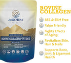 Bovine Collagen Peptides Powder 24oz (1.5 lbs) - Unflavored Hydrolyzed Type I & III Protein | Grass Fed, Pasture Raised | Hair, Skin, Nails & Gut | Easy to Mix | Paleo Friendly, Non-GMO, Gluten-Free