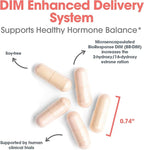 Allergy Research Group DIM Enhanced Delivery System - DIM Supplement for Women, Estrogen Supplement for Women and Men, Diindolylmethane for Hormone Balance, Menopause Support - 120 Vegetarian Capsules