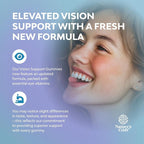 Vision Support Gummies for Adults - Lutein and Zeaxanthin Supplements for Eye Health - Potent Lutein Eye Vitamins for Blue Light Protection Dryness Strain Support & Visual Sharpness - 60 Count