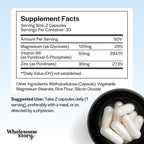 Zinc & Magnesium + Berberine | Zinc Picolinate Magnesium Glycinate Supplements with Vitamin B6 + Berberine 1500mg HCl Supplement | Reproductive Health, Hormone Balance & Immune Support | 30 Day Supply