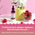 Milk Thistle Drops with 80% Silymarin Flavonoids – Vegan, Non-GMO, Fast-Absorbing – Easily Mix with Drinks – Milk Thistle Supplement for Liver, Immune Care and Antioxidant Support (Mixed Berry, 60 mL)