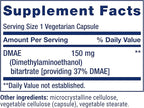 Life Extension DMAE Bitartrate, Supports neurotransmitter Production, 6-Month Supply, Gluten-Free, Non-GMO, Vegetarian, 200 Capsules