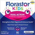 Florastor Kids Dual Action Probiotic Supplement, Strengthens Kids' Digestive & Immune Health, 60 Easy-to Mix Powder Sticks