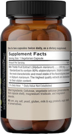 Mt. Angel Vitamins' Milk Thistle - Vegetarian Liver Support Supplement - Optimal Liver Health & Herbal Detox - Non-GMO & Gluten-Free - Made in The USA - 60 Capsules