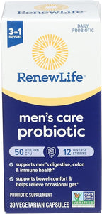 Renew Life Men's Care Probiotic 50B, 30 Ct