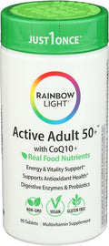 Rainbow Light Adult Multivitamin, Vitamins C & Zinc, B Complex & Choline, Calcium & Vitamin D Supports Bone Health, Energy & Immune Support, Non-GMO, Vegetarian, 90 Tablets