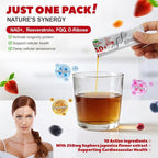 1000mg NAD+ Supplement Liquid with Organic Resveratrol, Nicotinamide Riboside & PQQ, CoQ10, ALA, Boost Energy Focus, DNA Repair & Activate Longevity Cells, NAD Resveratrol for Men & Women