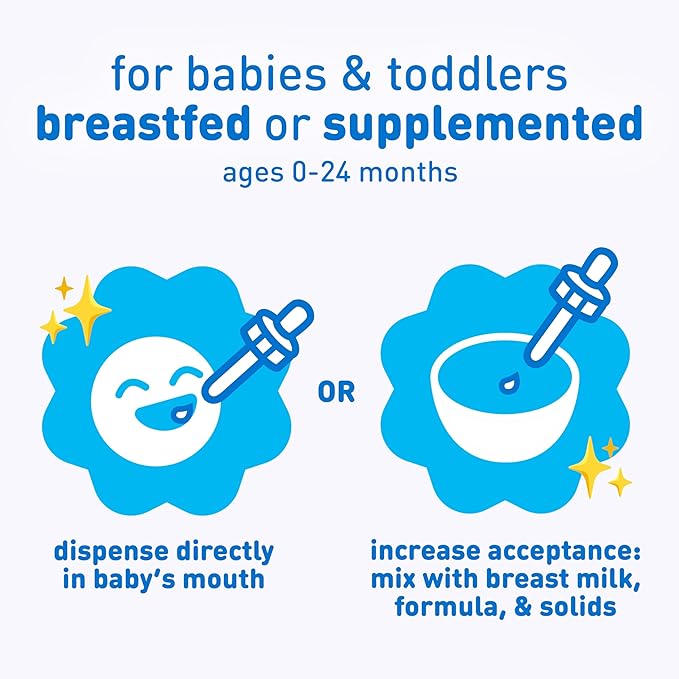 Enfamil Fer-In-Sol Iron Supplement Drops for Infants, 50 mL dropper bottle (Packaging May Vary)