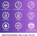 Vitamin World Ultra 360 Multivitamin for Women 50 Plus, Women's 50+ Multivitamin with Minerals & Herbs for Menopause Support, Supplement with Vitamin B, D, E & Zinc for Healthy Aging, 180 Caplets