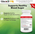 Glucocil – Vegetarian Capsules - Premium Blood Sugar Support - Supports the 3 Essentials for Healthy Blood Sugar - with Berberine, Proprietary Mulberry Leaf, and More