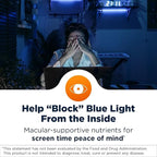 Designs for Health OcuForce Blue - 'Blue Light' Focused Eye Support Supplement with Lutein, Zeaxanthin & More - for Teens and Adults (60 Capsules)