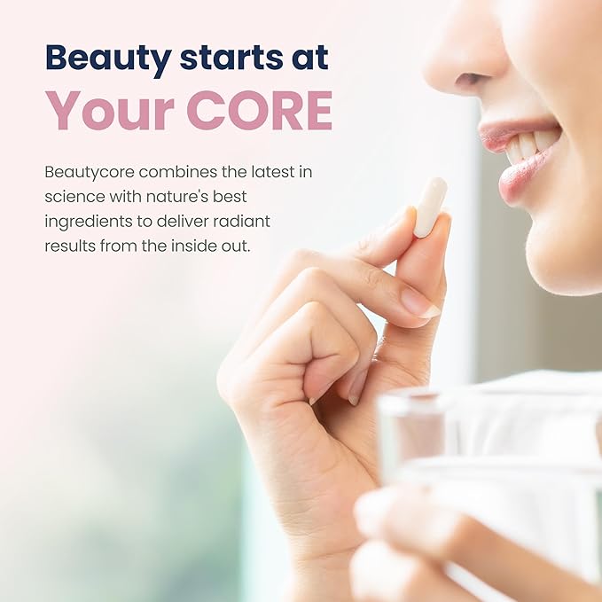 Supplement – Supports Collagen Production, Hair, Skin, Nails - 20B CFU Probiotics - Acid Resistant Veggie Capsule - Gut Health, Microbiome, Fermented Vitamins, Alleviates Bloating