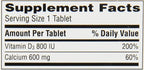 Caltrate 600 Plus D3 Calcium and Vitamin D Supplement Tablets, Bone Health Supplements for Adults - 60 Count (Pack of 2)