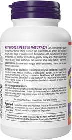 Webber Naturals Extra Strength Melatonin 5mg, Fast-Melting Tablets, 200 Day Supply, 100% Drug Free Sleep Supplements for Adults, Peppermint Flavored, Gluten Free, Non-GMO, Vegetarian Formula