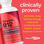 Results RNA - Advanced Cellular Vitamin B12 Methylcobalamin Supports Heart Health, Good Mood, Energy & Brain Function. Enjoy Superior Absorption Vitamin B12 Formula. (2 oz - 30 Servings)