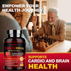 ZEBORA CoQ10-300mg with Trans-Resveratrol, PQQ & Vitamin E - High Absorption Coenzyme-Q10 with BioPerine - Powerful Antioxidant for Heart & Energy-Production,120 Veggie Capsules