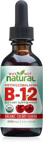 Why Not Natural Organic Vitamin B12 Drops and Liquid Vitamin A