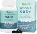 inGreens Liposomal NAD+ Supplement 1800 mg with Nicotinamide Riboside, Trans-Resveratrol & Trimethylglycine – NAD+ Nutrient Support Formula, High-Potency Liposomal Softgels, 120 Count