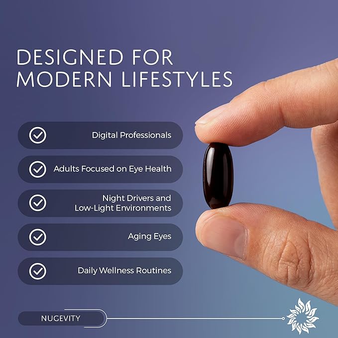 OS2 Ocular Support Solution - Patented Eye Vitamins for Macular Health, Dry Eye and Blue Light - Lutein, Zeaxanthin, Omega 3, Astaxanthin and AREDS2 Supplements, Co-Developed by NASA, 90 ct