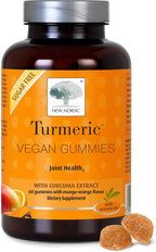 NEW NORDIC Eye & Joint Support Bundle, Blue Berry Eye Vitamin 60s Plus Turmeric Gummies Supplement 60s