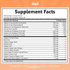 Jupi Hydration & Wellness Powder – Turmeric & Ginger shots, Vitamin C Supplement for Energy, Immune Support & Digestive Health – Vegan, Gluten-Free Drink Mix for Men & Women, Citrus Flavor 30 servings