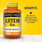 MASON NATURAL Lutein 6 mg with Vitamin E, 6 Month Supply, Healthy Vision & Eye Function, Supports Normal Eye Health, Pack of 3