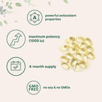 Micro Ingredients Vitamin E 1000 IU, 240 Softgels | Pure Vitamin E Oil Pills | Antioxidant Supplements for Skin and Face | Non-GMO, Gluten Free