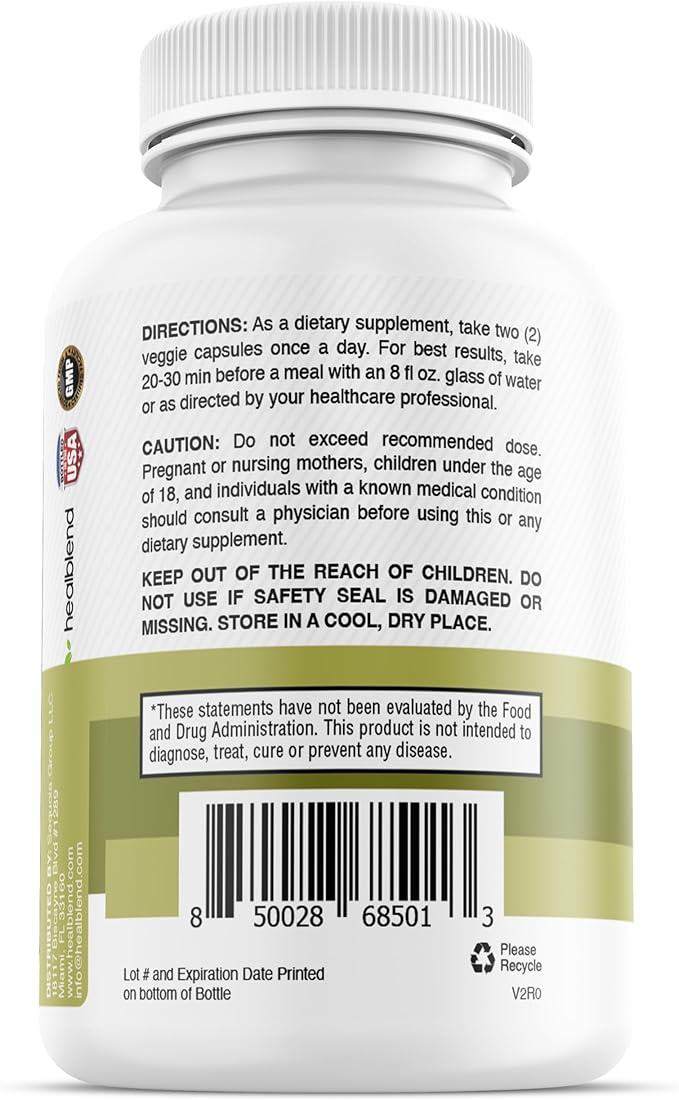 Liver Support - Natural Milk Thistle and Zinc Supplement - Helps Detox and Cleanse The Liver, Supports Digestive Health and Detoxification - 60 Veggie Capsules (30 Days Supply)