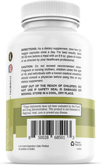 Liver Support - Natural Milk Thistle and Zinc Supplement - Helps Detox and Cleanse The Liver, Supports Digestive Health and Detoxification - 60 Veggie Capsules (30 Days Supply)