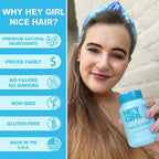 Hair Vitamins To Help Thinning and Fallout - Hair Supplement To Grow Hair Faster, Stronger & Have Healthy Skin & Nails - Scientifically Made With Biotin, Keratin, Folic Acid, Vitamin B, C, 60 Capsules