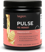 LEGION Pulse - All Natural Nitric Oxide Preworkout Drink to Boost Energy, Creatine Free, Naturally Sweetened, Beta Alanine, Citrulline, Alpha GPC (Pineapple Whip)