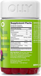 OLLY Daily Energy Gummy, Caffeine Free Cellular Energy Production,* Vitamin B12, CoQ10, Goji Berry, Adult Chewable Supplement, Tropical Passion Flavored, 60 Day Supply - 120 Count