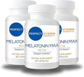 60mg Extra Strength Melatonin MAX - High Dosage Melatonin, Vegan, Non-GMO, Gluten-Free (3-Pack)