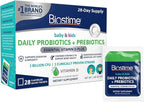 Biostime Infant Baby Toddler Kids Probiotic & Prebiotic with Vitamin D | Baby Probiotic Powder | Kids Immune Support | Constipation Relief for Babies * | Supports Digestion, Gas Relief | 28 Packets