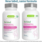 Igennus Methylated Prenatal Multivitamin for Women, Folate for MTHFR, High Absorption, Pure & Clean, Gentle Iron, Choline, Calcium & Magnesium, Vegan Pregnancy Vitamins, Halal, Non-GMO, 60 Tablets x 6