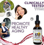 Bricker Labs B12 Blast Methylcobalamin 5000mcg, Great Tasting Sublingual Liquid Energy Vitamins -Vegan B12 Vitamins, Sustained Energy and Cellular Health Supplement - 59-Day Servings