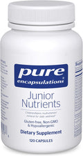 Pure Encapsulations Junior Nutrients - Kids & Teens Multivitamin - Without Iron - with Calcium, Vitamin D3 & Vitamin C - Non-GMO & Vegetarian - 120 Capsules