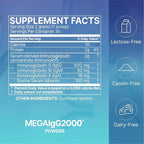 Microbiome Labs Mega IgG2000 Gut Health Powder for Women, Men & Kids 2+ - IgG Immunoglobulin Supplement for Digestive Health Support - Dairy-Free Bovine Colostrum Supplement Alternative (2.1 Ounces)