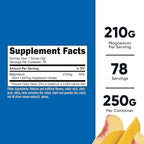 Nutricost Magnesium Citrate Powder (Peach Mango, 250 Gram)