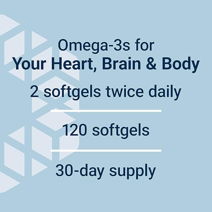 Life Extension Super Omega-3 Plus EPA/DHA Fish Oil, Sesame Lignans, Olive Extract, Krill & Astaxanthin - Heart, Brain & Joint Health Support - Gluten-Free, Non-GMO - 120 Softgels,(Pack of 2)