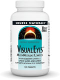 Source Naturals Visual Eyes, Multi-Nutrient Complex - 120 Tablets