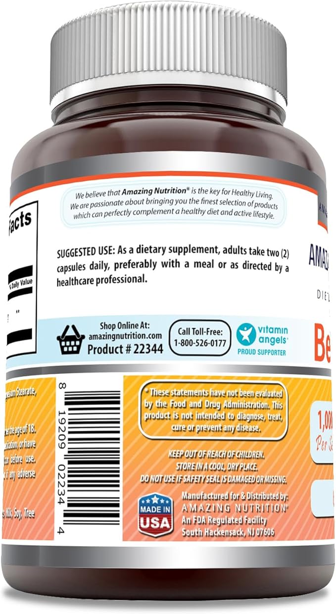 Amazing Formulas Berberine 1000mg Per Serving 60 Capsules Supplement | Non GMO | Gluten Free | Made in USA