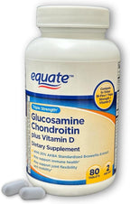 Glucosamine Chondroitin Plus Vitamin D- Tablets Triple Strength, 80ct (Pack of 1)