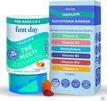 FIRST DAY Toddler Multivitamin Gummies (Ages 2-3)| Kids Multivitamin Gummies with Vitamins A C D3, B2, B12, Choline, Folate and 21 Organic Superfoods| (30 Day Supply)