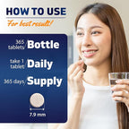 Vitamatic Chromium 1000 mcg | 365 Tablets | High Potency Chromium Picolinate | Non-GMO, Gluten Free