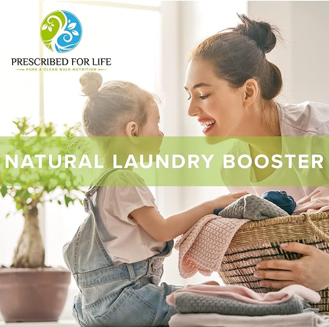 Prescribed for Life Borax Powder, Pure USP NF Grade All Natural Sodium Borate Powder, Household Laundry Booster, Slime Activator & Multipurpose Cleaning Powder (1kg / 2.2lb)