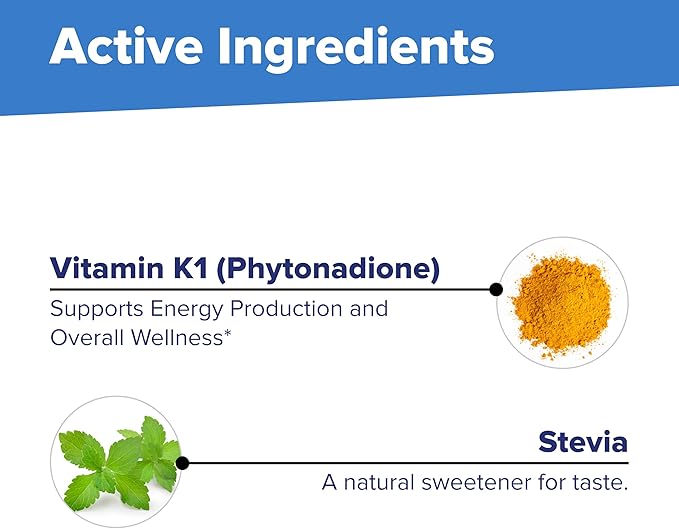 Superior Source Vitamin K1 500 mcg - Bone Strength & Health Support Supplement - Vitamin K Supplement Aids Blood Health & Calcium Absorption - 100 Sublingual Dissolving Tablets
