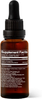 Plant Therapy Organic Ashwagandha Root Herbal Supplement Tincture 30 mL (1 oz) Supports Relaxation, Rejuvenating & Immune Supporting, Vegan, Non GMO, Gluten Free, Liquid, 1 Bottle