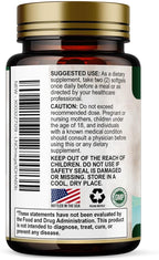 Omega 3 Fish Oil Supplements - 2400mg Fish Oil Per Serving - Triple Strength Omega-3 with EPA & DHA Fatty Acids - Natural Heart, Brain & Immune Support - Wild Caught, Bottled in USA - 60 Softgels