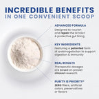 Pure Therapro Rx Leaky Gut Defense - Gut Health Supplement with L-Glutamine, Licorice Root Extract, Marshmallow Root, Aloe Leaf, Larch Arabinogalactan - Made in USA - 30 Servings Powder